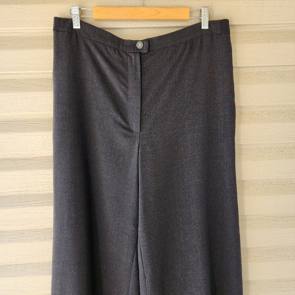 Chanel 100% wool wide leg pants - Picture 2 of 14